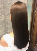 ツヤ髪ナチュラルストレート