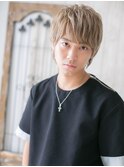 モテ髪のサイドパートショートD(草加)(メンズカット)