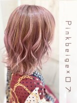 ウーロス(uros.)&nbsp;ピンクベージュ×ロブ