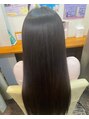 ヘアカラートリートメント専門店 美色館 ナチュラルブラック。艶々サラサラに。