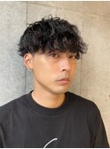 【Sup】前下がりマッシュツイストスパイラルパーマ