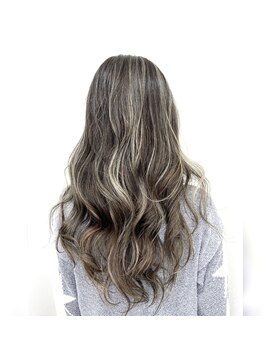 アミューズ(amuse) グレージュ×ハイライト