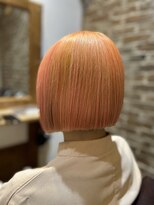 ボスコ 下北沢店(bosco)&nbsp;コーラルピンク×ボブ