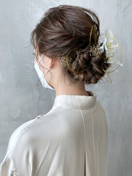 アルバム 渋谷パルコ(ALBUM) フルアップヘアアレンジ_グレージュカラーボブウルフ_ba396562