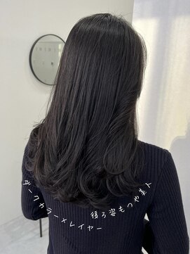 ソヨン 栄店(SOYON) 暗髪色っぽ艶ロングレイヤー