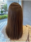 【次世代縮毛矯正】×透明感ベージュ