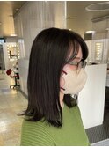 暗髪グレージュ(^^)