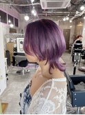 【MIRAC町田店】ブリーチ2回以上でムラサキヘアー