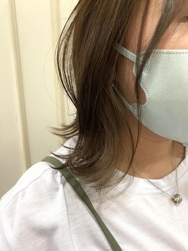 クロップ エス 湘南辻堂(crop es) cropes辻堂谷川　インナーカラー×アッシュベージュ