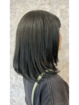 シュガービー(SUGAR-B) 暗髪オリーブカラーボブ