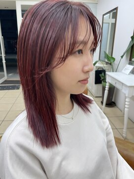 シャルティア(SHALLTIA) レッドカラー【山口ヘアカラー】【山口髪質改善】