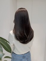 ザックギンザ(ZACC ginza)&nbsp;艶ブラウン/ロングレイヤー/髪質改善/トリートメント/イメチェン