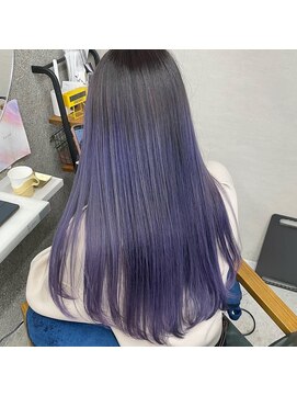 ラル(Lull) 【サファイアアメジスト×グラデーション】シャドールーツ/個室