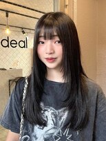 イデアル(Ideal)&nbsp;顔まわりレイヤー/ミニボブ/切りっぱなしボブ/外ハネ/韓国