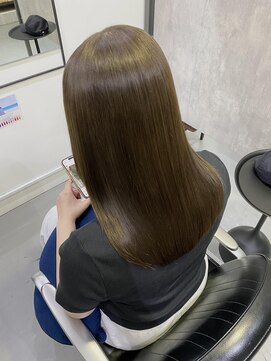 ソルバー(SOLVER) 透明感カラー/オリーブグレージュ/Aujuaトリートメント