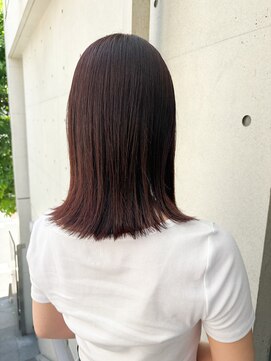 ディジョン(Dijon) 韓国顔まわりレイヤーカットグレージュオリーブベージュブラウン