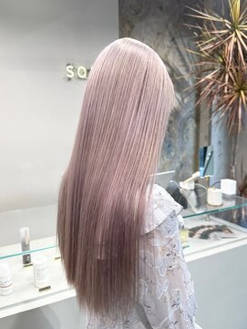 ソル バロール 表参道(SOL .valor) ネビージュ[表参道駅/青山/ケアブリーチ/ダブルカラー]