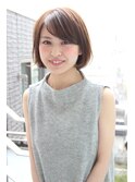 30代40代大人可愛いボブ　デジタルパーマ　ワンカール