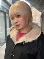 デコ(DECO)&nbsp;【eruna】blond × hash cut