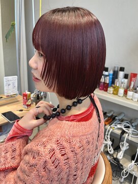 キチ(kici) ブリーチ無しダブルカラー/レッドピンク/レッドブラウン