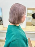 透明感ホワイトピンクアッシュ