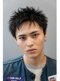 アップバングスパイキー