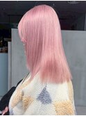 ハイトーンロング顔周りレイヤー韓国ヘア美髪_ba550941