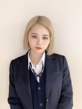 アマトウキョウスマートサロン(AMA TOKYO×Smart Salon) 韓国ヘア 2wayバング レイヤーカット くびれヘア 顔周り