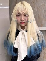 ソル ジングウマエ(SOL JINGUMAE) ハイトーンデザインカラーセクションカラーインナーカラー顔周り