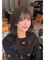 アリーズ(ALLYS)&nbsp;レイヤーカット×Olive greige♪寺西