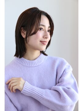 エクリ シセイドウ 麻布十番店(equri×SHISEIDO) 【麻布十番】大人のミディアムヘア