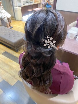 セットサロン ラビッシュポー(Setsalon RabichePow) ハーフアップ