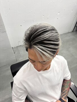 メンズ ラピス(Men's Lapis) メンズバレイヤージュ！ホワイトメッシュ！