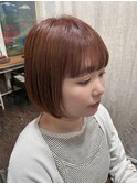 オレンジカラー★コンパクトボブ