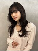 ハイレイヤー/ミディアム・ロング/20代/30代/顔周り・フェイス