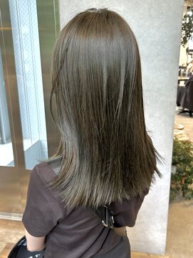 ディッセンバー 渋谷(December) 【December】小顔カット/ブリーチなしオリーブベージュ