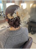 成人式　卒業式　ヘアアレンジ　ヘアセット