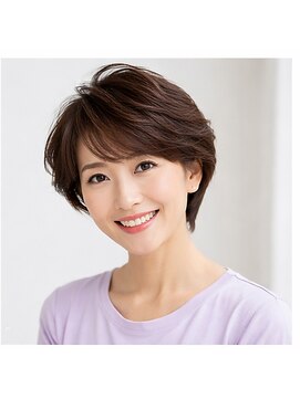 リーフ 焼津店(LeaF) ナチュラルショート×白髪染め