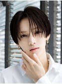 シースルーセンターパート×黒髪