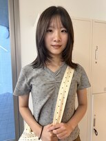 ロジェ(loje)&nbsp;20代30代40代　グレージュ/ハッシュカット/ミディアムヘア
