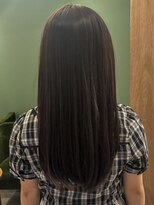 トップヘアーヒルズ 安城(TOP HAIR HILLS)&nbsp;安城艶感ロングストレートヘア髪質改善美髪ブラウン20代30代40代