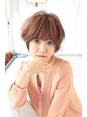 ひし形耳かけショートボブ [富樫直樹]