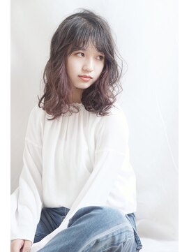 アナログ(analog) 【analog 溝の口】ゆるふわミディアム インナーカラー