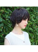 *ナチュラルショート×大人アッシュカラー*