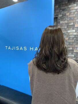 タジサスヘアー(TAJISAS HAIR) ▼ロブ×ゆるウェーブ