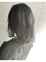ヘアーアンドアトリエ マール(Hair&Atelier Marl)&nbsp;【Marl】オリーブグレージュカラーの無造作セミディ☆