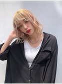 ブロンド×インナーカラー