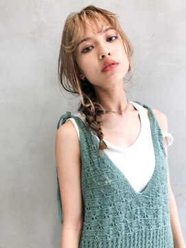 ルーク 立川(LUK) Lien☆前髪ハイライト×柔らかナチュラルフォギーベージュ 立川