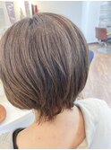 ＃くびれショートハイライトローライト＃白髪ぼかし