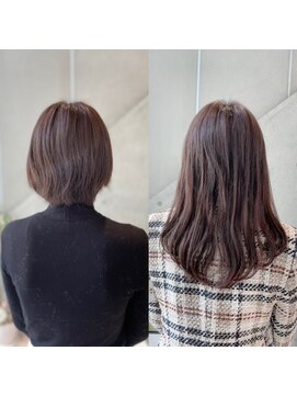 アフィーロ(ACHFILO) 20代30代大人女子　髪質改善トリートメント　艶感ココアブラウン